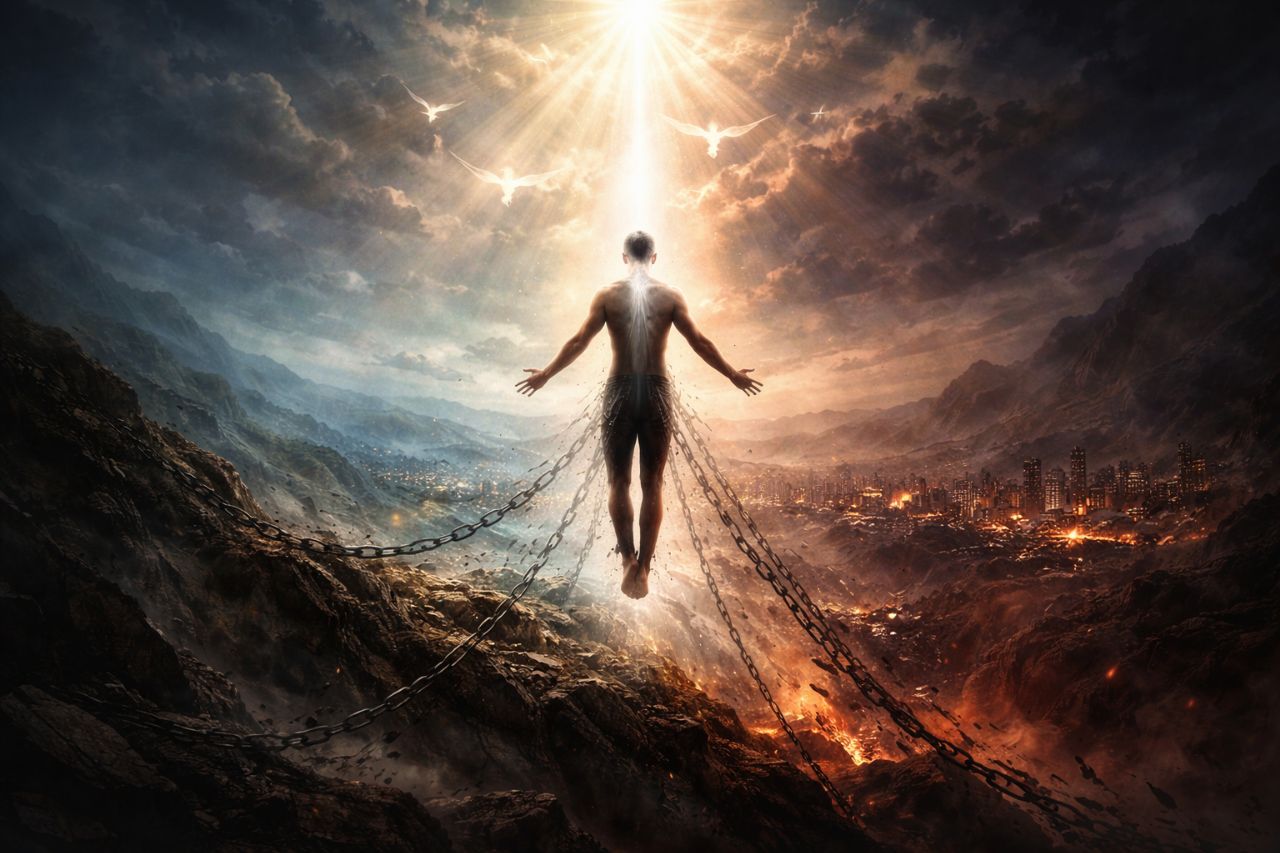 الإنسان بين نداء السماء وجاذبية الأرض