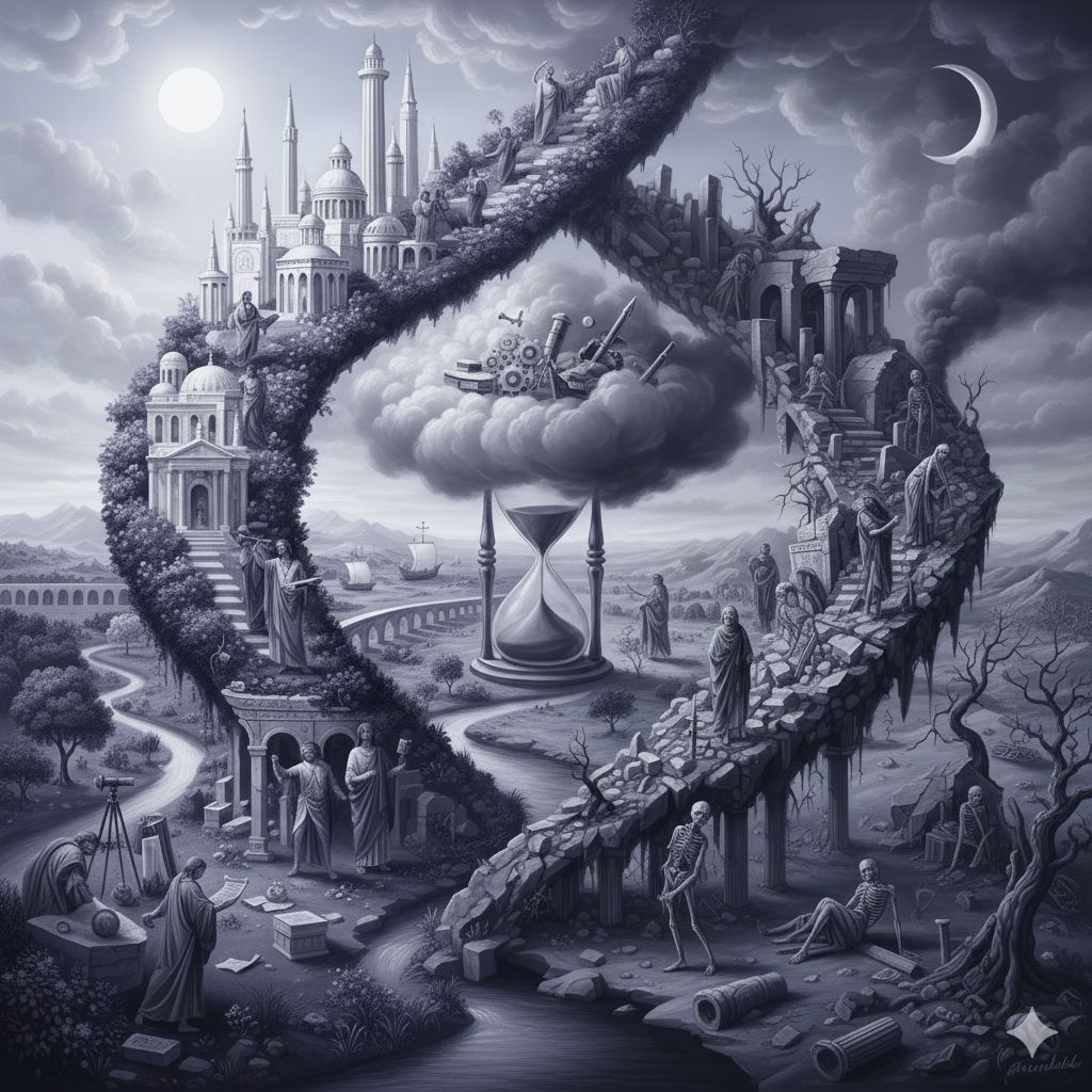 قوانين النهوض والانهيار: ميلاد الحضارات وموتها